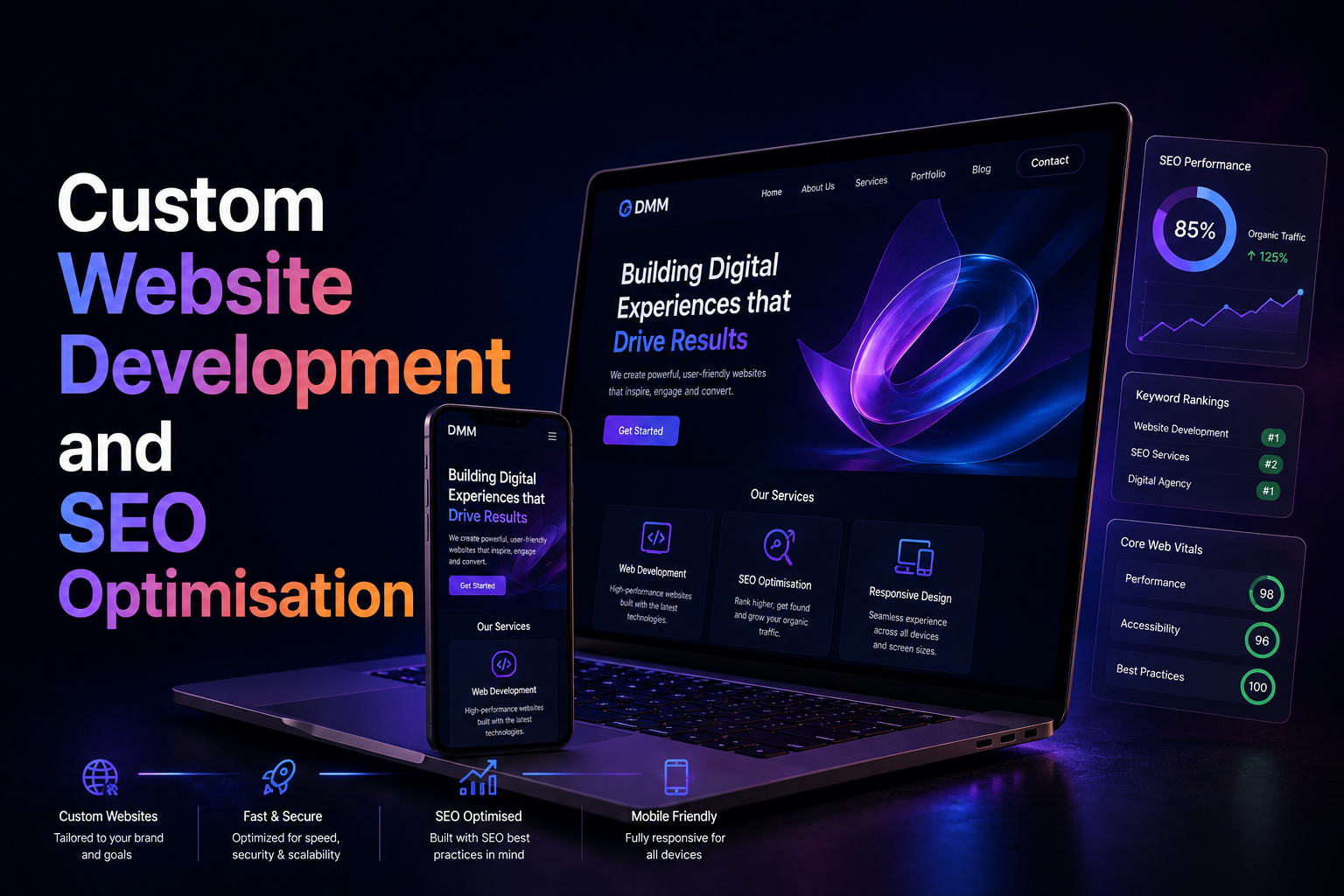 Custom Website Development & SEO